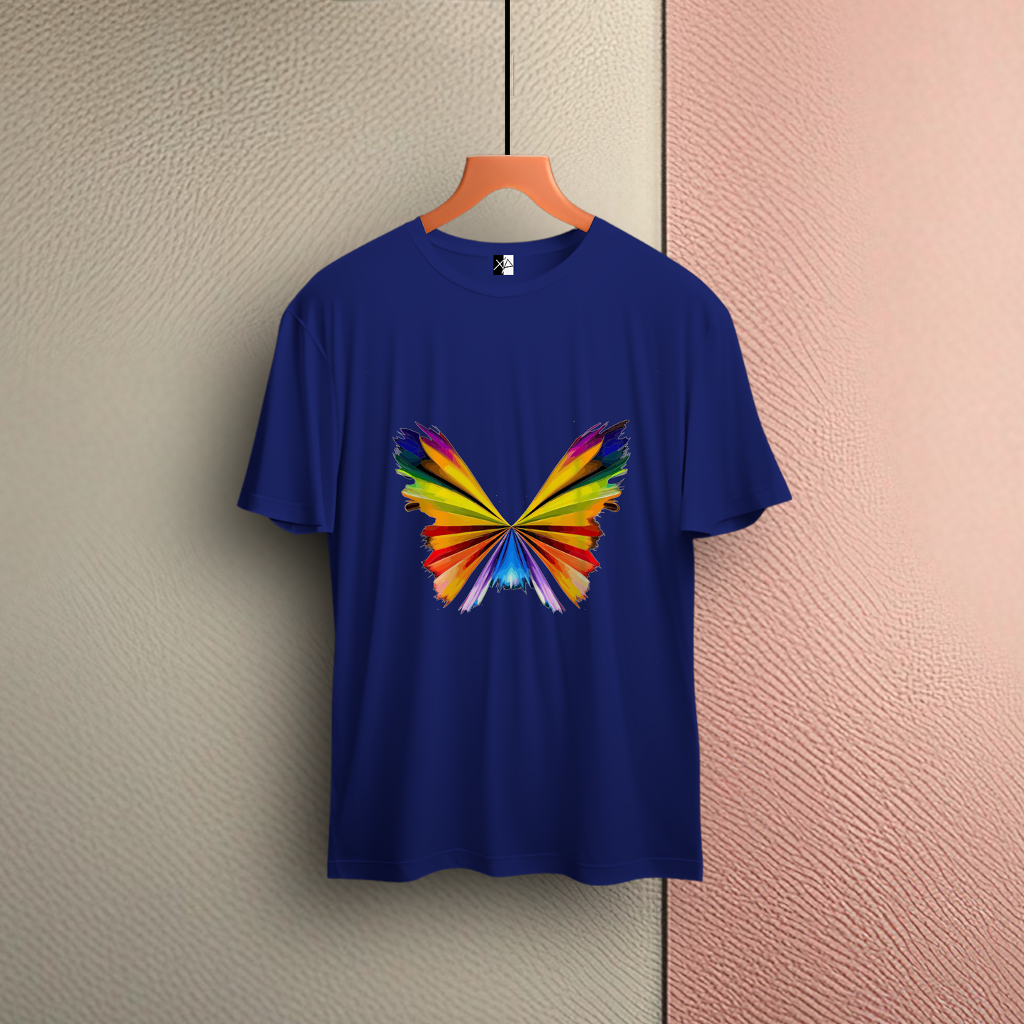 Men’s T-shirt Round Neck Classic: Butterfly