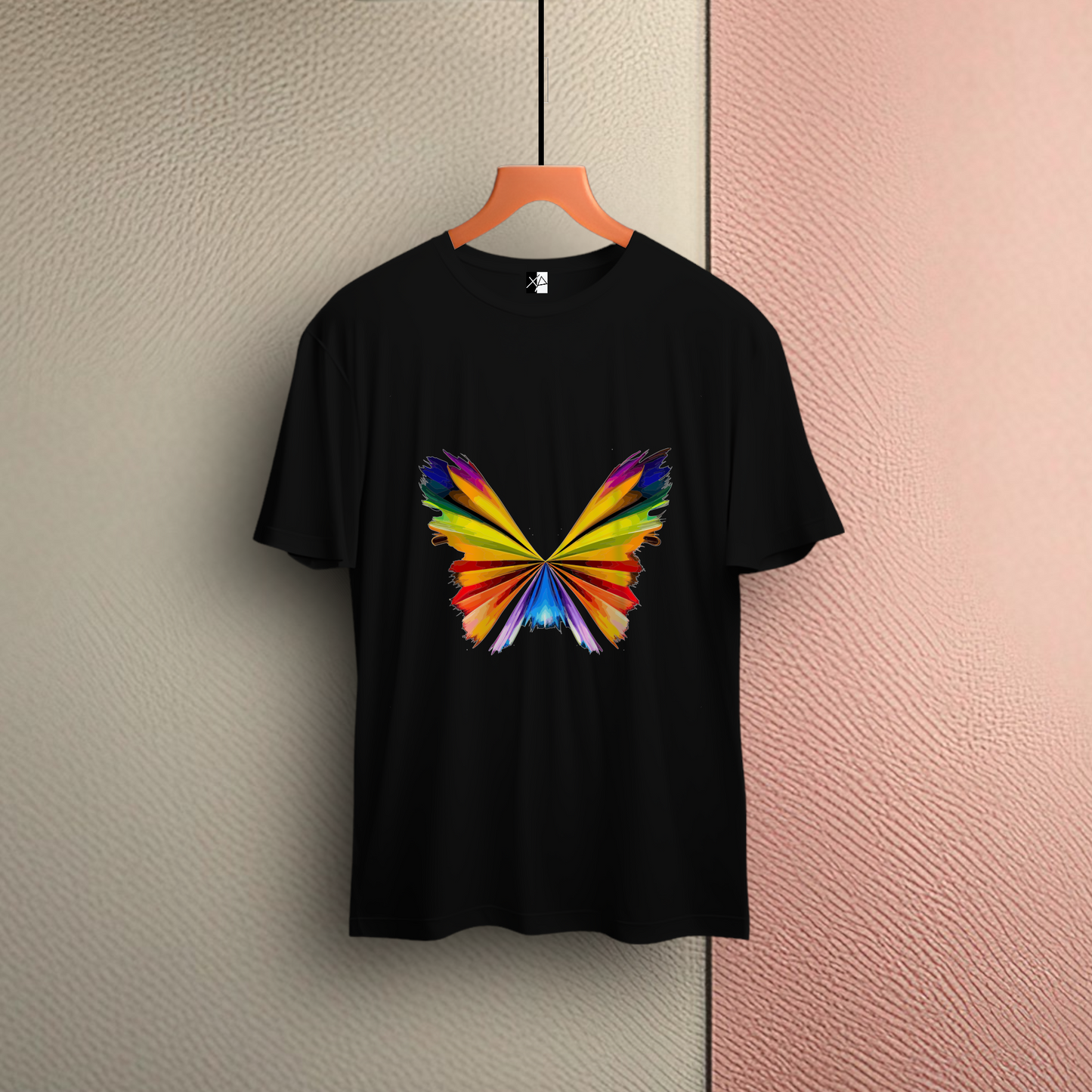 Men’s T-shirt Round Neck Classic: Butterfly