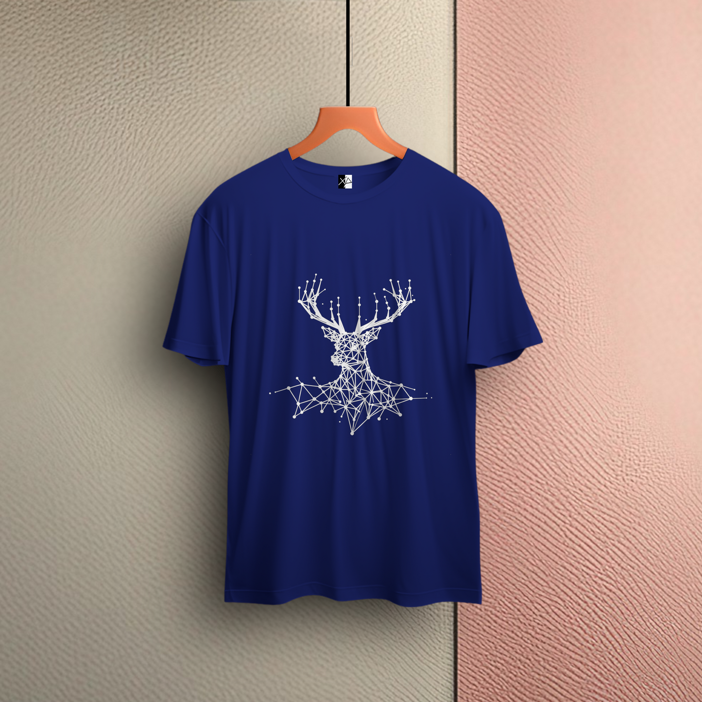 Men’s T-shirt Round Neck Classic: Deer