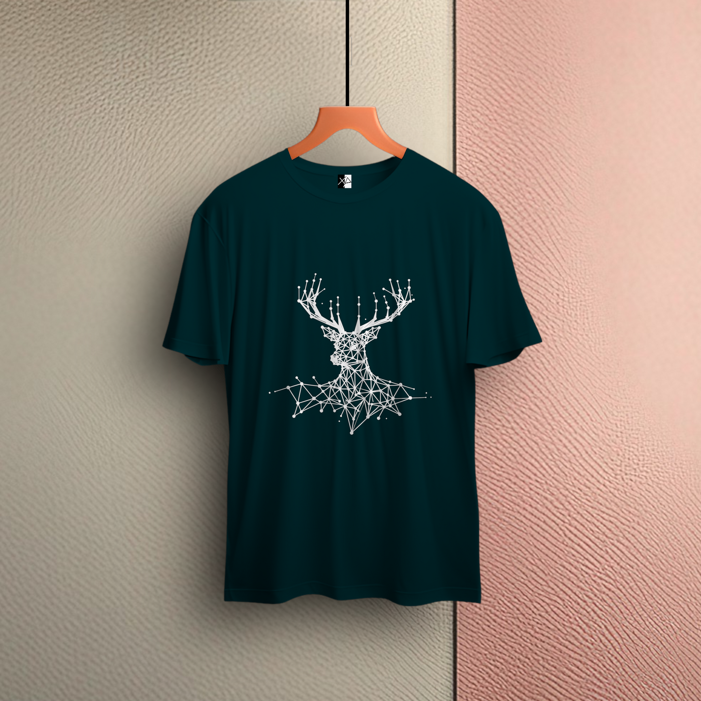 Men’s T-shirt Round Neck Classic: Deer