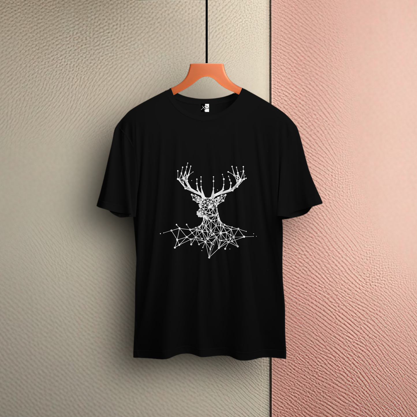 Men’s T-shirt Round Neck Classic: Deer