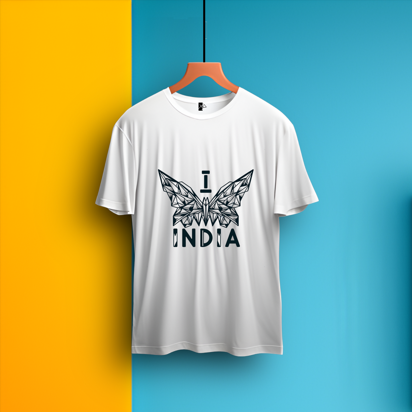 Men’s T-shirt Round Neck Classic: I am India