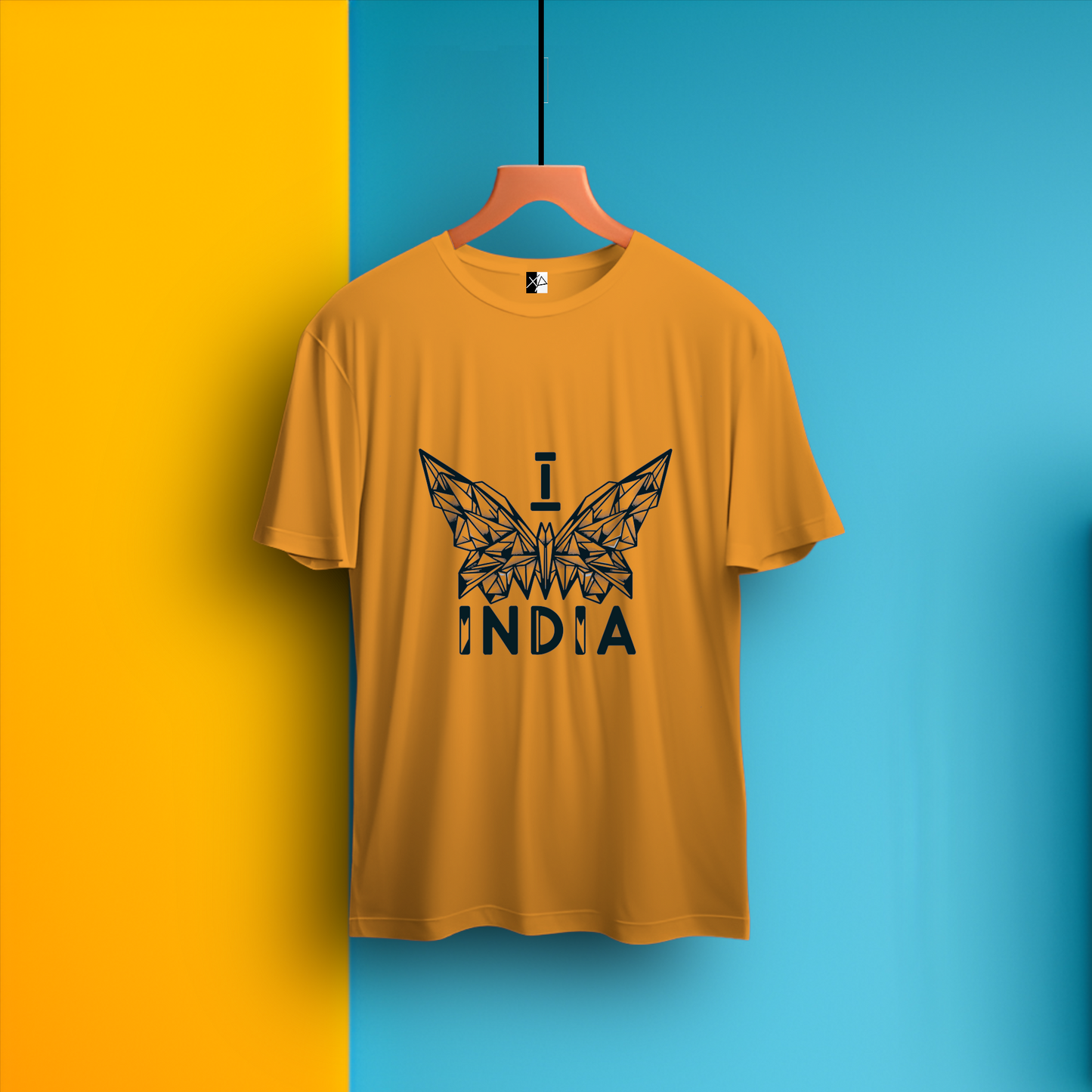 Men’s T-shirt Round Neck Classic: I am India