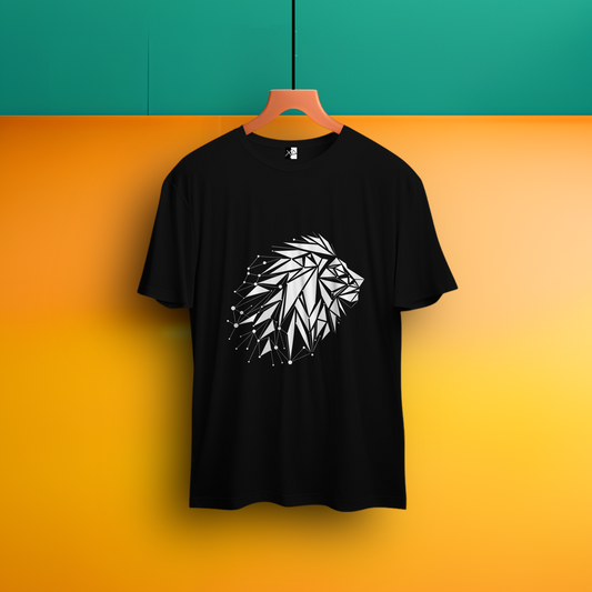 Men’s T-shirt Round Neck Classic: Lion