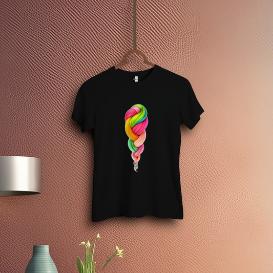 Women’s T-shirt Round Neck Classic: Candy